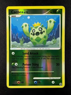 2008 Pokemon CACNEA #62/106 Great Encounters Reverse Holo Common English - Image 1