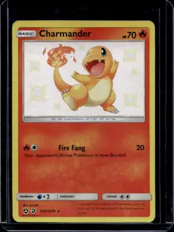 2019 Pokemon SM Hidden Fates Charmander Shiny Vault #SV6/SV94 - Image 1