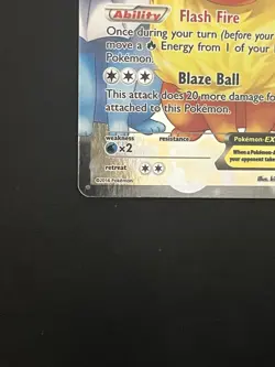 Pokemon TCG Flareon EX RC28/RC32 Generations Radiant Full Art Holo UR 2016 - Image 4