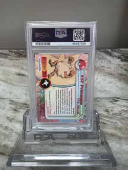 1999 TOPPS POKEMON TV #57 PRIMEAPE PSA 9 - Image 2