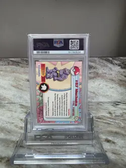 1999 TOPPS POKEMON TV #67 MACHOKE PSA 9 - Image 2
