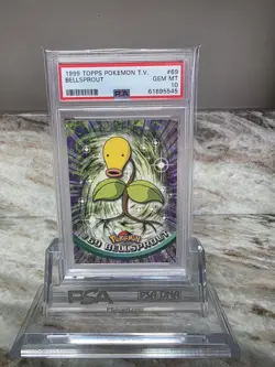 1999 Bellsprout #69 Topps Tv Series Pokemon PSA 10 - Low Pop!! - Image 1