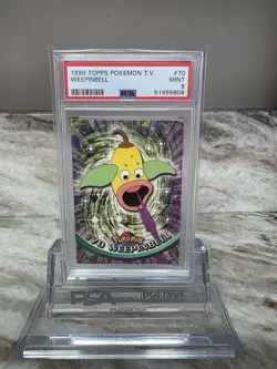 1999 Topps Pokemon TV Weepinbell #70 PSA 9 - Image 1