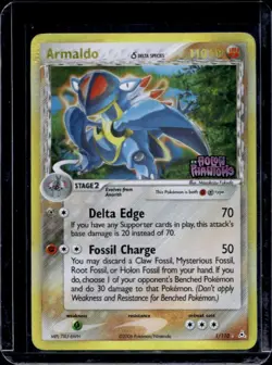 2006 Pokemon EX Holon Phantoms Armaldo Delta Species Reverse Holo #1/110 - Image 1