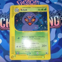 The Pokemon Company Arbok 003/165 Expedition Holo Rare 2002 English 70 HP - Image 1