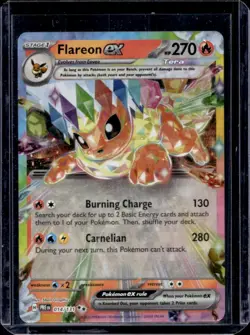 2025 Pokemon Prismatic Evolutions Flareon ex #014/131 - Image 1