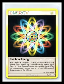 💥 Rainbow Energy 121/127 Non Holo Platinum 2009 Pokemon TCG - Image 1