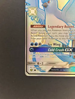 Pokemon TCG Articuno GX SV54/SV94 Hidden Fates Shiny Vault Holo 2019 170 HP - Image 5