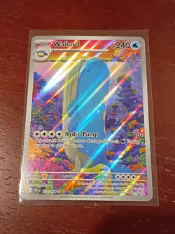 Wailord Illustration Rare 162/159 Pokemon: Journey Together - Image 1