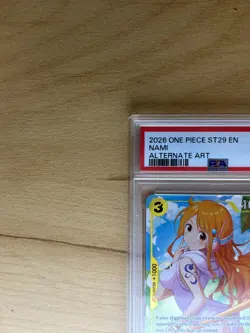 2026 ONE PIECE STARTER DECK ST29-EGGHEAD ALTERNATE ART #008 NAMI PSA 9 - Image 2