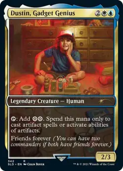 Dustin, Gadget Genius -Foil Near Mint MTG Secret Lair - Image 1
