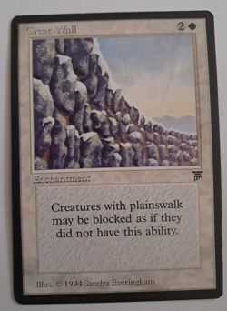 Great Wall LP Legends MTG Magic the Gathering - Image 1