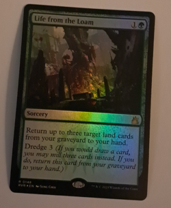 Life from the Loam FOIL NM Magic the Gathering Ravnica Remastered MTG - Image 1