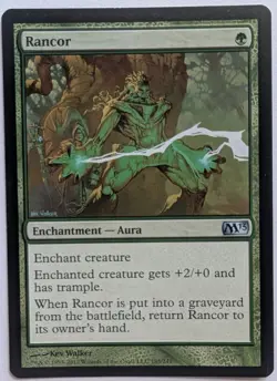 Rancor x1 Core Set 2013 M13 Magic the Gathering MTG LP/NM - Image 1