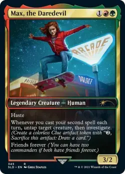 Max, the Daredevil -Foil Near Mint MTG Secret Lair - Image 1