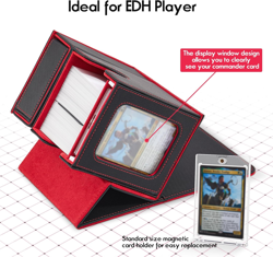 MTG Commander Deck Box with Dice Tray - Fits 100+ Double-Sleeved Cards - Command - Image 3