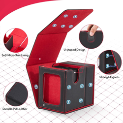 MTG Commander Deck Box with Dice Tray - Fits 100+ Double-Sleeved Cards - Command - Image 5