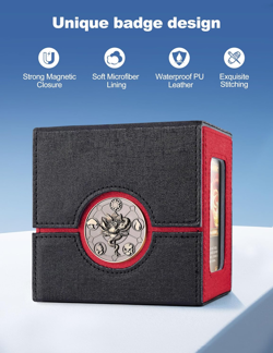 MTG Commander Deck Box with Display and Dice Tray, Holds 100+ Double-Sleeved Car - Image 4