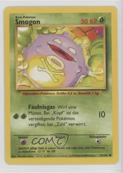 Koffing German Pokemon Base Set #51 1999 - Image 1