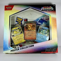 Pokemon TCG Scarlet & Violet Prismatic Evolutions Poster Collection Box - Image 1