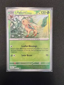 Pokemon TCG: Prismatic Evolutions: 5/131: Leafeon Poke Ball Pattern (NM) - Image 1