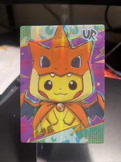 Poncho Pikachu Charizard Pokemon Chinese Eif Origin 2.0 Ultra Rare UR - Image 2