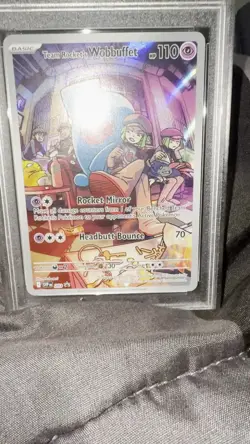 Pokemon Destined Rivals Team Rocket's Wobbuffet #203 Black Star Promo 💎PSA 10💎 - Image 2