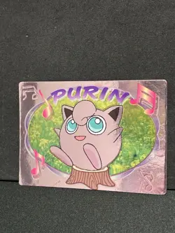 Jigglypuff Get Card Meiji 1999 Pokemon Card Japanese Vintage VG - Image 1