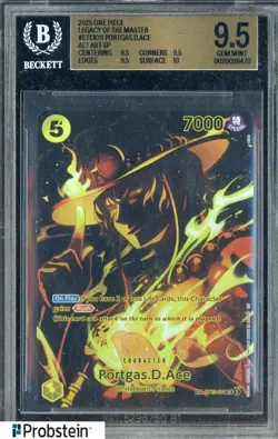 2025 One Piece Legacy of Master ST13011 Portgas D. Ace SP BGS 9.5 GEM MINT - Image 1