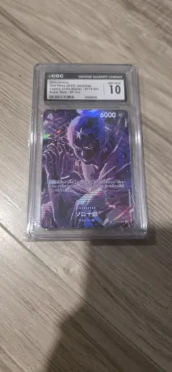 ONE PIECE JPN LEGACY OF THE MASTER ST18-004 SP ZORO-JUUROU CGC 10 GEM MINT - Image 1