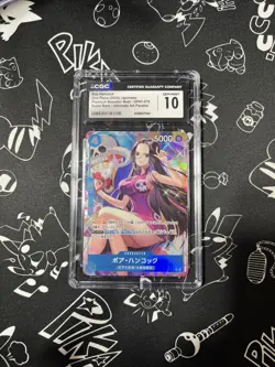 Japanese One Piece Boa Hancock OP01-078 THE BEST PRB-01 Alt Art CGC 10 Gem Mint - Image 1
