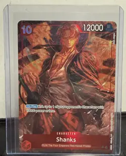 Shanks OP06-007 SR Alt Art One Piece Card Wings of the Captain - Image 1