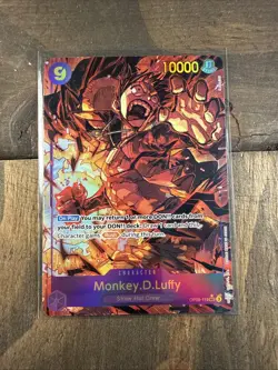 Monkey.D.Luffy OP09-119 ALT ART (SEC) One Piece Card Game NM English - Image 1