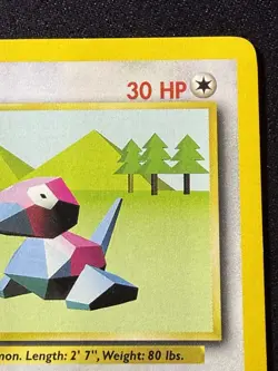 Pokemon TCG Porygon Base Set, Unlimited Uncommon Card 39/102 LP Condition - Image 2