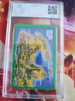 Pokemon Card Bisaflor Venusaur 1996 Carddass Map Pocket Monsters Jpn PGS PSA 7.5 - Image 5