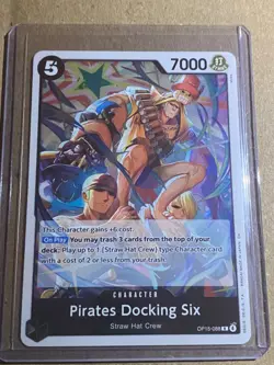 One Piece $1 Foil Card Variation Never Played Near Mint Sole Owner - Image 3