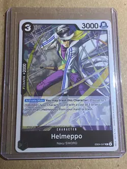 One Piece $1 Foil Card Variation Never Played Near Mint Sole Owner - Image 4