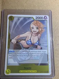 One Piece $1 Foil Card Variation Never Played Near Mint Sole Owner - Image 5