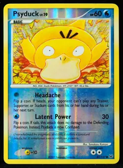Psyduck #87/127 Rev Holo Platinum NM Pokemon Card - Image 1