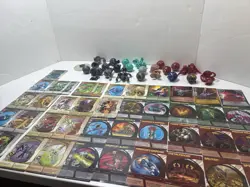 Lot Of 21 Bakugan Battle Brawlers 31 Metal Cards And 33 Regular Cards - Image 3
