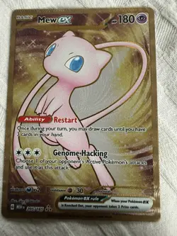 Metal Mew EX Scarlet & Violet 151 Mint Ultra Premium Box Promo Card 205/165 - Image 1