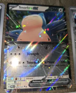 5 Snorlax Pokemon Cards. 2 Reverse Holos And Snorlax Ex 076/131 NM - Image 3