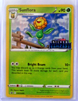 Pokemon 'Sunflora' SWSH269 Stage 1 Trading Card 2022 Silver Tempest - Image 1