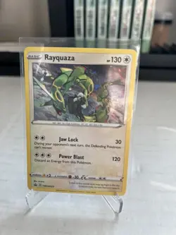 Rayquaza HOLO PROMO SWSH029 (NM) Black Star PROMO Pokemon Cards - Image 1