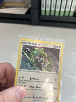 Rayquaza HOLO PROMO SWSH029 (NM) Black Star PROMO Pokemon Cards - Image 2