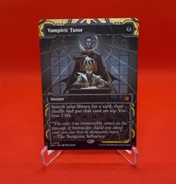Vampiric Tutor - NonFoil Handmade Playtesting Card! - Image 1