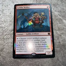 Goblin Welder FOIL- Duel Decks:Elves vs Inventors - MTG Magic the Gathering - LP - Image 1