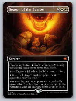 Season of the Burrow (Borderless) Bloomburrow Regular - Image 1