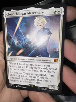 1x Cloud, Midgar Mercenary NM-Mint, English Final Fantasy MTG Magic - Image 1