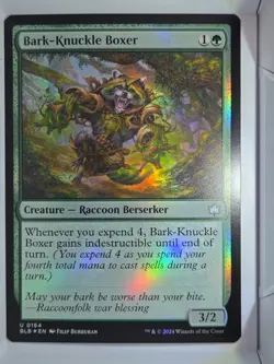 Bark-Knuckle Boxer (Foil) - U164 - MTG - Bloomburrow (BLB) - Image 1